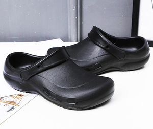 Negro Nuevo diseño resistencia al aceite cómodo Cocina médico Enfermera EVA Zueco trabajo jardín zapatos - Product Image 3