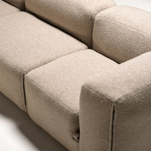 <span class=keywords><strong>Tacchini</strong></span> haut de gamme italien minimaliste trois places ensemble droit éponge rempli tissu sectionnel canapé Cube modulaire pour salon - Product Image 4