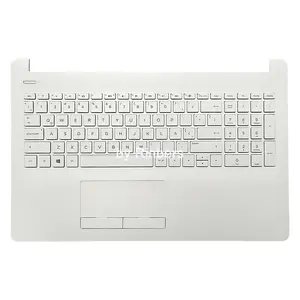 925009-001 estojo de palmrest branco com touchpad, montagem do teclado dos eua para hp pilot 15-bp 15-bs 15-bu 15-bw 250 / 255 g6