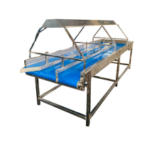 Convoyeur à bande en acier inoxydable 304 220v/380v pour la sélection des noix pour la machine de tri des raisins secs