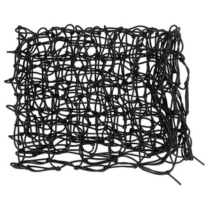 Filets de chargement pour camionnettes 180x120cm Filet de benne de camion robuste avec 16 crochets métalliques Filet élastique noir - Product Image 2