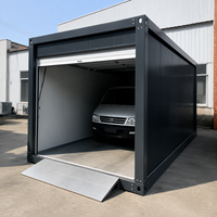 Garage Conteneur Modulaire Préfabriqué Étanche à Montage Rapide au Design Moderne pour Stationnement Extérieur