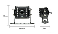 Kit de caméra DVR universel étanche 4 broches pour véhicule, caméra avant et arrière MDVR pour camion, caméra de recul pour voiture