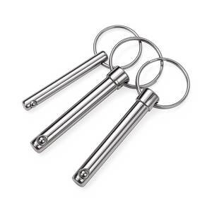 สลักล็อคเหล็กกล้าคาร์บอนชุบนิกเกิลแบบปลดเร็ว ขนาด M6 M8 M10 - Product Image 1