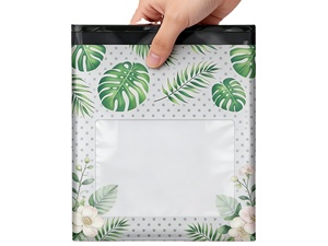 Sobres de Polipropileno Tropicales con Ventana |   Bolsas de Envío Impermeables y Resistentes a Desgarros para Ropa y Regalos - Product Image 3