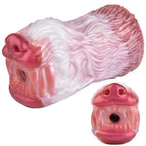 Alien Mold's Single-Hole Airplane Cup Masturbador masculino Cabeza de cerdo Diseño de dientes de tigre Muñeca sexual de fricción manual <span class=keywords><strong>para</strong></span> <span class=keywords><strong>hombres</strong></span> - Product Image 1