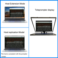 Simar Teleprompter Nirkabel 24-Inci dengan Fitur Self-Reversing untuk Siaran Profesional dan Studio