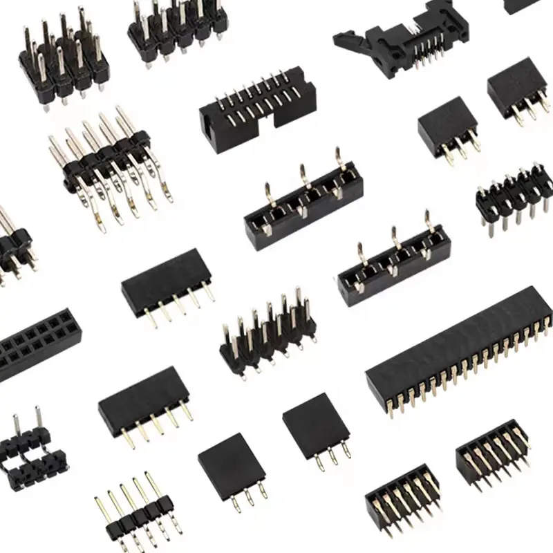 1.0/1.27/2.0/2.54 mm Pitch Male Female Header Pin 1.0mm 1.27mm 2.0mm 2.54mm Connector Smd Smt Male Female Pin Header