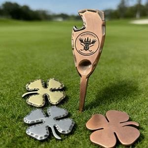 Herramienta de Golf Personalizada 2 en 1 con Marcador de Bola Magnético de Aleación de Zinc, Regalo Personalizado para Club de Golf - Product Image 4