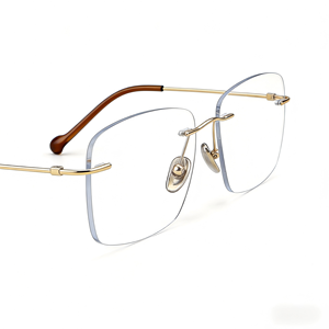 <span class=keywords><strong>Gafas</strong></span> Ópticas <span class=keywords><strong>de</strong></span> Titanio sin Montura XPZ, Marca <span class=keywords><strong>de</strong></span> Lujo para Hombre y Mujer, Lentes Personalizables, Anti Luz Azul, para Todas las Formas <span class=keywords><strong>de</strong></span> Rostro - Product Image 5