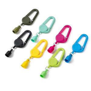 Porte-clés coloré RTS, briquet, clip de ceinture, boucle d'escalade rétractable, stylo en plastique ABS, porte-badges rétractables <span class=keywords><strong>YoYo</strong></span> - Product Image 2