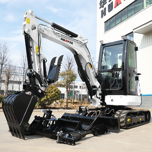 Mini-excavatrice 3,5 tonnes avec moteur EPA 5, livraison gratuite, excavatrice sur chenilles, pour ferme et maison, machine d'excavation, usine HUAYEE - Product Image 2