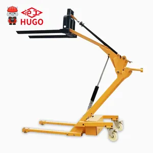 Customizable Portable Multi-Functional Electric Pallet Stacker Foldable Crane Forklift