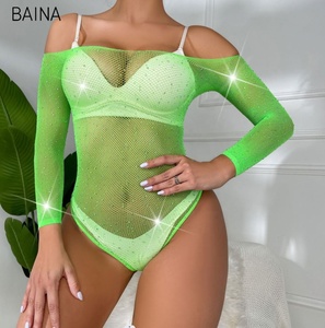 2025 סקסי נשים <span class=keywords><strong>fishnet</strong></span> נקודת מבט הדוקה תחתונים rhinestone גרב הלבשה תחתונה סקסית גרביונים/גרביונים - Product Image 4