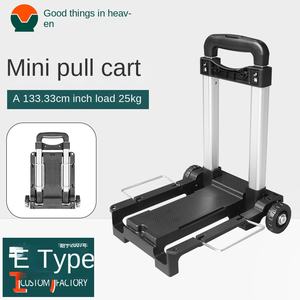 Sac à roulettes pliable à deux roues OEM industriel personnalisé Bagages remorque portable de taille A4 - Product Image 5