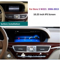 10.25 pouces Android autoradio lecteur DVD multimédia Auto Carplay stéréo pour Mercedes BENZ classe S W221 W216 CL 2005-2013
