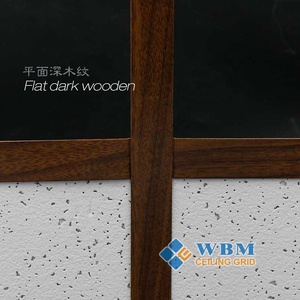 Nhà máy toàn Bộ bán Hiện Đại Trắng rãnh Trần TEE lưới Trần tiếp xúc với hệ thống T24 phẳng mở lưới treo trần - Product Image 3