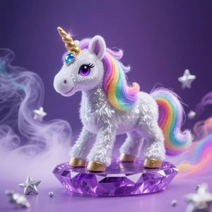 Custom Design Plush Standing Horse Toy Custom Wholesale Design Colorful Horse Personalized Standing Horse - Product Image 1
