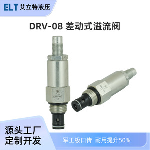 Soupape de décharge hydraulique Drv-08, insert fileté bidirectionnel de 12,7 mm pour machines de construction, huile hydraulique haute pression - Product Image 4