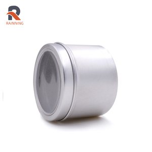 120ml cấp thực phẩm tin vòng nghệ tây kim loại thực phẩm container trà tin bao bì với cửa sổ nhôm lưu trữ cho Kẹo sô cô la đường - Product Image 2