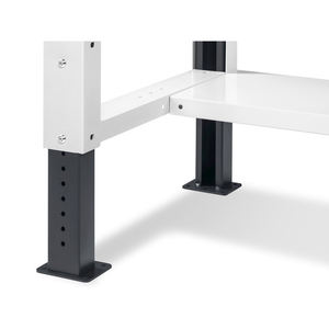 Fami WORK2030 Établi réglable de 200cm, plateau en bois, tiroir et mur perforé - Product Image 5