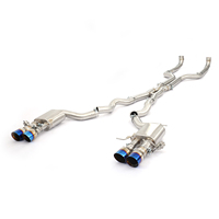 Échappement Catback à Valve Pneumatique MPER pour BMW M5 F10 F15 M6 F06 F12 F13 4.4T 2012-2016 en Acier Inoxydable – Amélioration des Performances