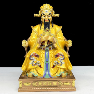Jade Blanco chino Guangji Dragon King Bodhisattva Dragon Five <span class=keywords><strong>Masters</strong></span> para atraer riqueza adornos sala de estar hogar Dios estatua - Product Image 4