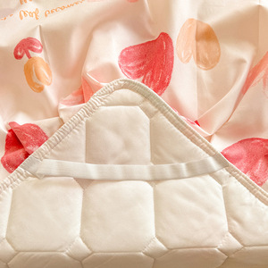 Non Slip Mattress Wrap Brushed Quilted <b>Bed</b> Skirt Single Piece <b>Bed</b> <b>Cover</b> 3 Pieces <b>Bed</b> Skirt Set For Wholesale - Product Image 2