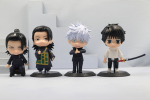 Set di 12 Action Figure in PVC di <span class=keywords><strong>Jujutsu</strong></span> <span class=keywords><strong>Kaisen</strong></span>, Personaggio Satoru Gojo, Altezza 9-11cm, Decorazione da Scrivania Anime Giapponese - Product Image 4