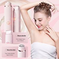 Meilleur appareil d'épilation pour bikini à usage domestique 2 en 1, épilateur pour poils du corps, double tête, tondeuse pour bikini pour femmes, rasoir électrique pour femmes