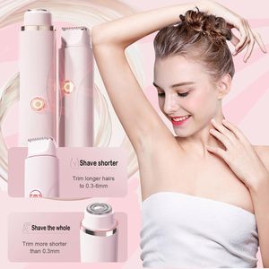 El Mejor Dispositivo 2 en 1 para Depilación Corporal en Casa, Depiladora <span class=keywords><strong>de</strong></span> Bikini con Doble Cabezal, Recortadora <span class=keywords><strong>de</strong></span> Bikini Eléctrica para Mujer - Product Image 5