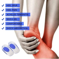 Sol Sepatu Silikon Gel Ortopedi untuk Mengatasi Nyeri Taji Tumit, Meningkatkan Tinggi Badan, dan Bantalan Bola Kaki