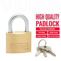 Cadenas en laiton massif de haute qualité de 20 mm, fabrication chinoise, avec clé normale, cylindre en laiton, produit de première qualité