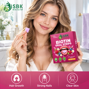 Bandes orales de biotine de qualité supérieure, folate et vitamine E, soutien antioxydant et renforcement de l'immunité, bandes orales de biotine - Product Image 4