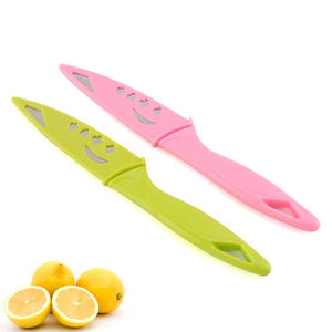 Couteau à fruits S105, lame en acier inoxydable, manche en plastique, outil de cuisine portable pour peler les fruits et légumes, lame de 6 pouces, 19,7 cm - Product Image 2