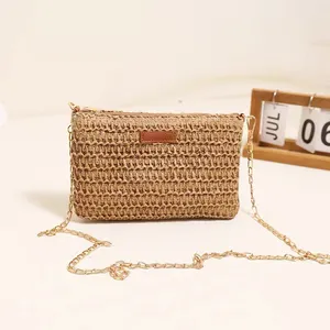 Classic High Quality Straw Handbags For Women Luxury 2024 Bags Young Woman Design Handbags For Ladies Purses Crossbody Bag