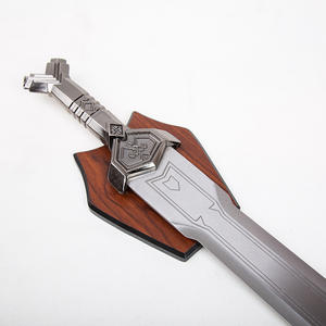 <span class=keywords><strong>El</strong></span> Señor DE LOS Anillos <span class=keywords><strong>el</strong></span> Hobbit <span class=keywords><strong>3</strong></span> la batalla de los cinco ejércitos Thorin Oakshield 1:1 espada de Metal grabada Cosplay sin afilar - Product Image 4