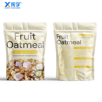 Kantong Makanan Desain Kustom OEM, Plastik Ziplock Anti Bau, Aluminium Foil, Dapat Ditutup Kembali, Model Berdiri untuk Kacang Almond, Mete, Kenari