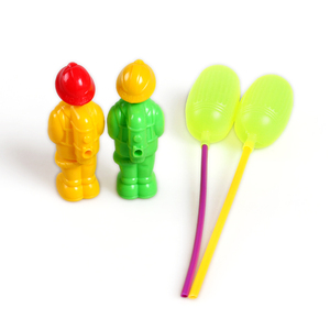 Toy China manufacturer low degree very cheap plastic Mini fireman toy least wholesale - Product Image 3
