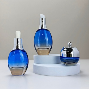 Manufacturer <b>Empty</b> 30ml Luxury Glass Face Oil Serum <b>Bottle</b> Packaging 30ml Glass Pump Cosmetic Serum Oil Dropper <b>Bottle</b> - Product Image 6