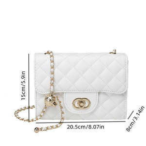 Sac à main femme en cuir PU de haute qualité, nouveau modèle, avec coussinets, sac à bandoulière pour femme - Product Image 3