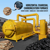 Four de carbonisation avancé sans fumée pour biochar, machine de fabrication de charbon de bois à flux d'air, machine de production de charbon de bois dur