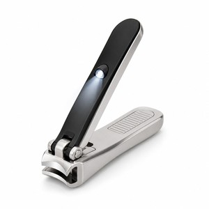 Coupe-ongles LED Blackan en acier inoxydable, tête ronde, mâchoires larges, éclairé, pour doigts - Product Image 1