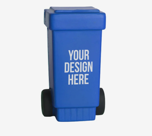 Custom Logo Trash Can PU Stress Relievers Promotional Stress <b>Ball</b> Toy - Product Image 1