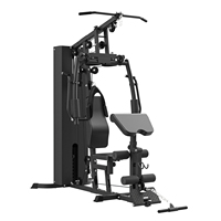 Équipement de fitness domestique multifonctionnel intégré, machine d'entraînement complet à traction élevée, équipement de gym à poste unique