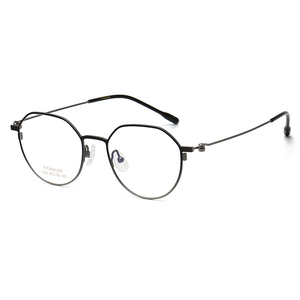 1004 2024 tinh khiết <span class=keywords><strong>Titanium</strong></span> kính khung với Retro nghệ thuật mỏng lưỡi đầy đủ Khung kính - Product Image 3