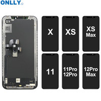 Écran LCD OLED pour iPhone 11 Pro Max Affichages LCD Gx pour iPhone X Xs Xr 11 Pro 12 Pro Max 13 15 Plus 14 16 Pro Écran Incell pour iPhone