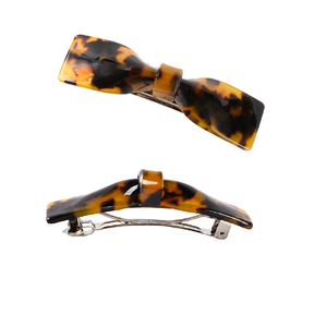 En gros Femmes Acétate <span class=keywords><strong>Pince</strong></span> A Cheveux Arc Écaille De Tortue En Alliage De Métal Pinces À Cheveux Offre Spéciale À La Main Serrure <span class=keywords><strong>Pince</strong></span> À Ressort Épingles À Cheveux - Product Image 1