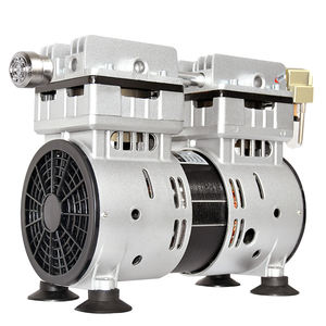 Portable électrique 600W 220V pompe à vide à Piston sans huile 91KPa haute pression 160L/min compresseur d'<span class=keywords><strong>air</strong></span> pompe moteur Support 60Hz palette - Product Image 2