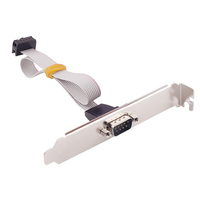 D SUB 9 broches vers IDC 2.54mm câbles ordinateur industriel Port série adaptateur de plaque d'en-tête RS 232 adaptateur 25cm 30cm OEM ODM